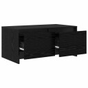 vidaXL Sofabord Svart eik 90 x 50 x 41,5 cm Konstruert tre