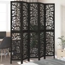  Romdeler 5 paneler svart heltre keisertre 8721012074569