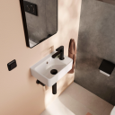 Hansgrohe Xanuia Q Vegghengt Servant 36x25 cm m/1 bl.hull m/ol Hvit m/SC