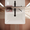 Hansgrohe Xanuia Q Vegghengt Servant 60x48 cm m/1 bl.hull m/ol Hvit