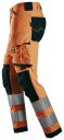 Snickers Workwear 6343 Arbeidsbukse oransje/svart Oransje/Svart, Klær