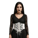 Fiestas Guirca Midjekorsett Hvit Sommerfugler med Snøring One size 29478