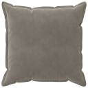 vidaXL Putetrekk 6 pcs HOUTEN Lysegrå 80 x 80 cm Fløyel