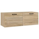 vidaXL Veggskap sonoma eik 100x36,5x35 cm konstruert tre