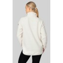 Johaug Women"s Fusion Pile Oversized Henley Tofu White L