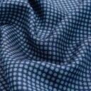 Neck Scarf Silk Blue Flower