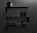 Nichba-Design Shelve01 hylle med skål sort venstre