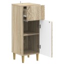 vidaXL Baderom Oppbevaringsskap DELFT Sonoma eik 30 x 31 x 80 cm