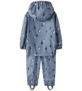 Name It Regntøy m. Seler   PU   NmmDry10   Country Blue m. Pingv   Name It   2 år (92)   Regntøy Blå Grå Lyseblå