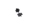 Helos Rj45 Støvdeksel/Dummy Plugg Sort Pu 100