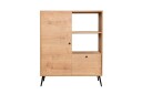 Perrenmies Kommode 90 cm   Eik/Svart