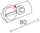 NorDesign Vox adapter 6A Skinnespot Sort