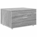  Skuffeskap med hjul Grå 55 x 45 x 33.5 cm Konstruert tre