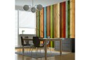 Fototapet Wooden Rainbow 400x309 - Artgeist sp. z o. o.