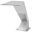 vidaXL Bassengfontene rustfritt stål 64x30x52 cm sølv