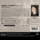 Sofja Gulbadamova, Eugen D'albert  Piano Music, Vol. 1  CD