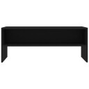 vidaXL TV-benk svart 100x40x40 cm sponplate