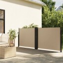  Uttrekkbar sidemarkise beige 120x600 cm 4004600