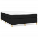  Boxspring sengeramme svart 135x190 cm Double stoff