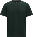 BOSS Waffle T Shirt   DARK GREEN   L