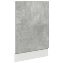  Oppvaskmaskinspanel betonggrå 45x3x67 cm 8721158436559