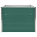 vidaXL Forhøyet hagebed 160x80x45 cm galvanisert stål grønn