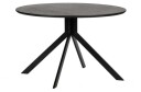Woood - Bruno Spisebord Ø120 Mat sort 1576769-01-0 1615805-01-0