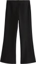 Lindex Flared Cropped Trousers   Black   S