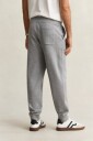 Joggebukser med liten shield-logo GREY MELANGE XXL