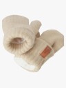 BabyMocs Strikkede Votter Beige 3 7 år