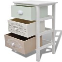  Fransk oppbevaringsskap 3 skuffer tre 8718475971306