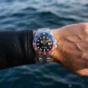 Stührling Original Herreklokke 3968.2 Aquadiver Sort/Stål Ø42 mm