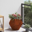 vidaXL Plantekassed 2 pcs Rusten 50 x 50 x 40 cm Cortenstål