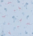 Joha Nattkjole   Bambus   Lyseblå m. Flamingoer   Joha   90   Nattkjole