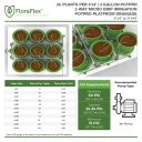 9 Planter Micro Drip Vanning-/dreneringssett - m/ 11 l Potter