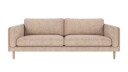 Rowico Home Braden 3 seters sofa Lys beige Anna 2 Hvitpigmentert eikben