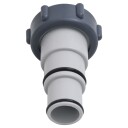 vidaXL Bassengslangeadapter 2 stk plast