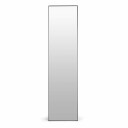 Stort stående speil 159 cm aluminium sort ramme ModernHome