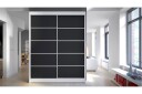 Garderobe Camino LED belysning   Hvit/Svart