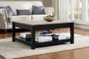 Carver Sofabord 90 cm Svart - Dorel Home