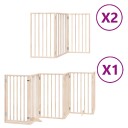 vidaXL Hundeport sammenleggbar 12 paneler 300 cm poppeltre