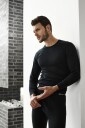 Dovre Langermet t skjorte 100% merino ull sort