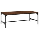 vidaXL Salongbord brun eik 100x50x35 cm konstruert tre