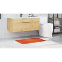  Badematte Rektangulær Oransje 60x90 cm Polypropylen Sklisikker