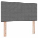  Hodegavl Enkel Design Lys Grå 80 cm Corduroy Stoff