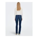 ONLY Blush Mid Flared Denim Dark Blue Denim M/30