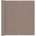 vidaXL Balkong Skjerm 120 x 200 cm PU belagt oxford alu