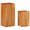 vidaXL Sidebord 2 stk heltre akasie