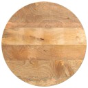  Bordplate Ø 40x2,5 cm rund heltre mango