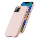 Dux Ducis iPhone 14 Plus DUX DUCIS Grit Elegant Kunstskinn Bakdeksel - MagSafe-kompatibel - Rosa